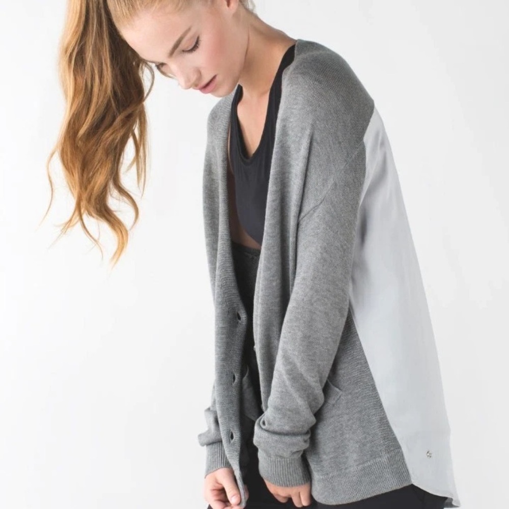 {preloved} Lululemon athletica Gray Women's Cardigan - Picture 2 of 16